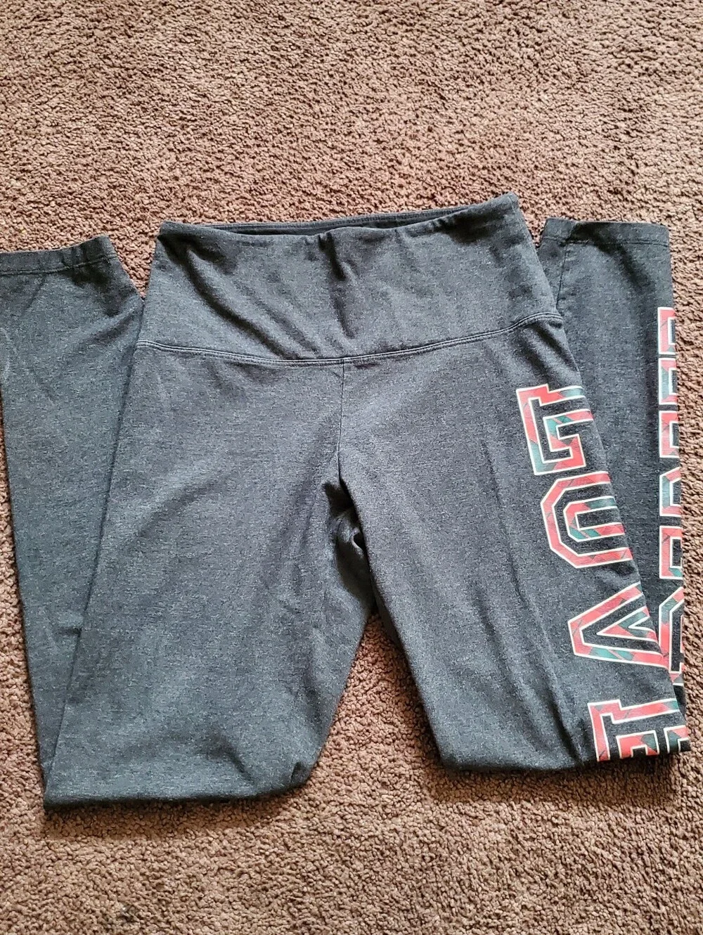 PINK Victoria's Secret Plaid Activewear Leggings Size Medium
